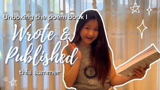 Unboxing the Poem Book I WROTE and PUBLISHED this summer | chronically ordinary by rachel elisabeth