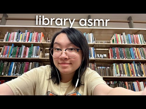 asmr quick triggers at the library!!