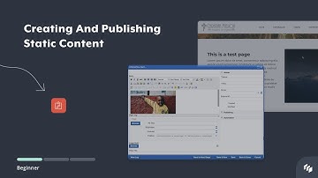 How To Create And Publish Static Content - Site Stacker Education