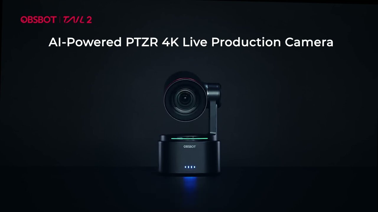 Obsbot Tail 2 AI-Powered 4K PTZR Camera with NDI | CVP