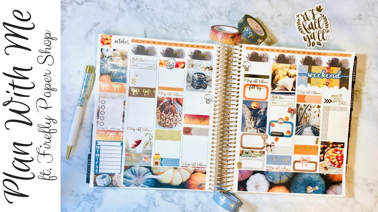 Plan With Me \\ ft. Firefly Paper Shop \\ PWM Design Group \\ Erin Condren Life Planner