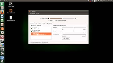 how to configure audio head phones in ubuntu 14.4LTS