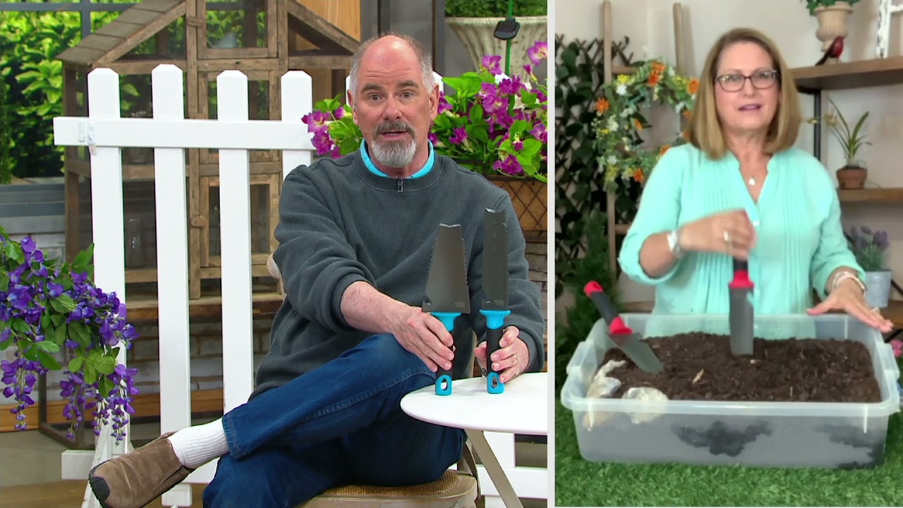 Radius Garden Root Slayer Trowel & Soil Knife Pair on QVC