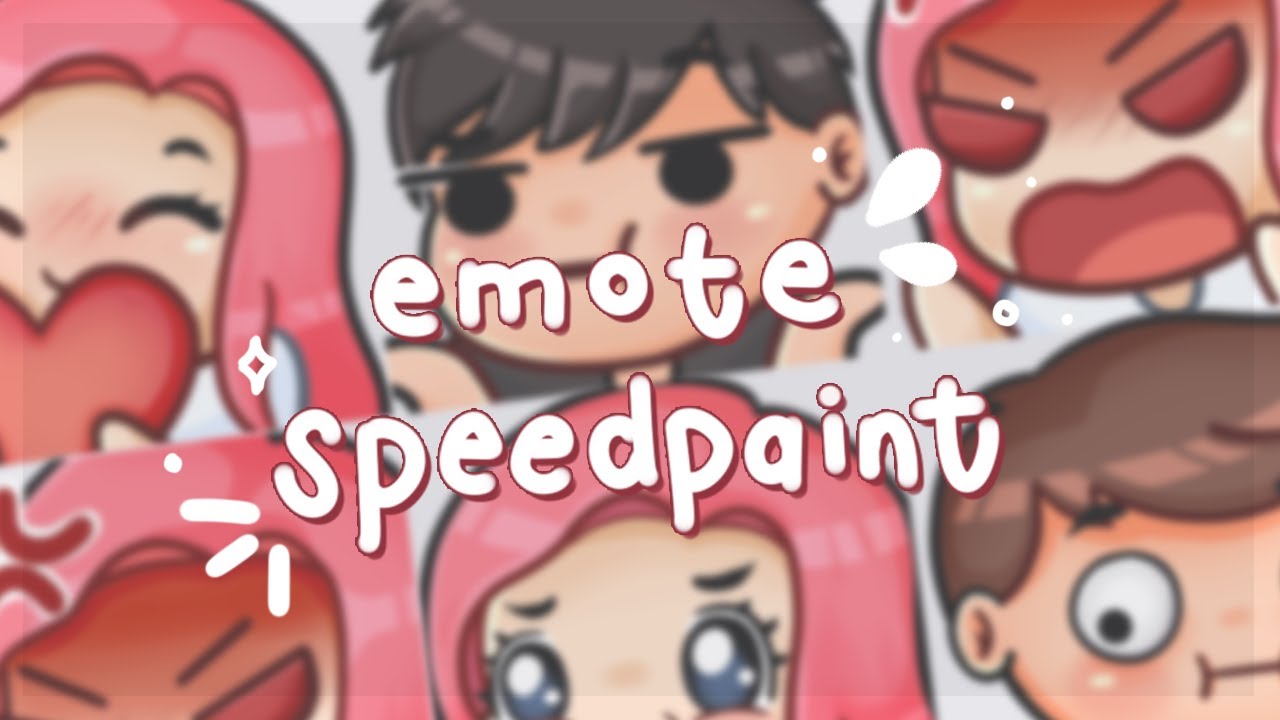 🎀 twitch emote speedpaint // pinkdiamonddiva