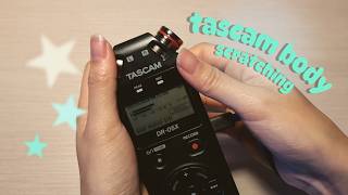 Information asmr | only tascam body scratching, tapping, and rubbing (no talking,  looped) Update