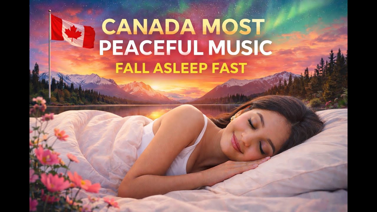 Canadian Deep Sleep Music 🌙 Stress Relief, Anxiety Calm & Peaceful Night Sleep