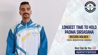 Longest Time To Hold Padma Shirsasana