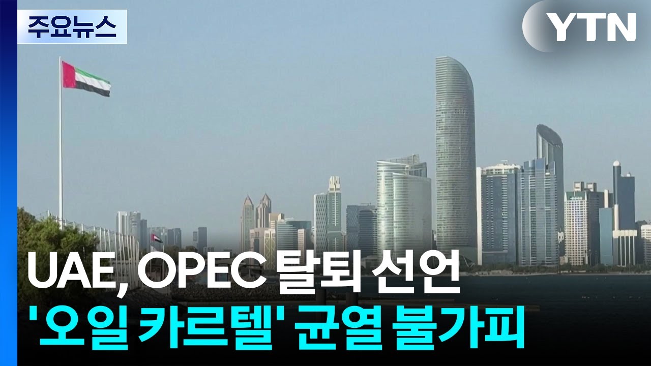 UAE, OPEC 탈퇴 선언...사우디 중심 '오일 카르텔' 균열 불가피 / YTN