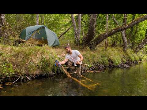 Bivouac bushcraft camping wildlife survival river techniques camping surviving forest