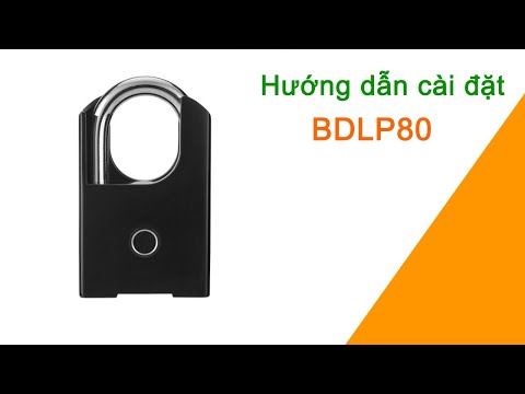 Video Cài đặt Ổ Khóa Bấm Vân Tay Chống Cắt Chống Nước Kèm... - youtube