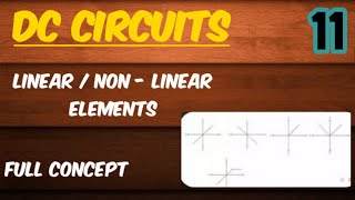 Linear and Non-Linear Elements | DC Circuits | BEE- Network Theory | Luv with physics