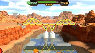 Level 20 | Bridge Construction Simulator | Walkthrough Solution | The Games