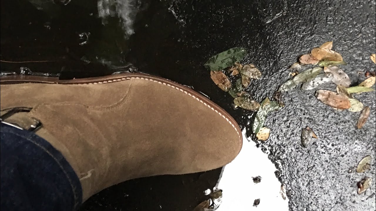 Thursday Rouge Suede Boot Weather Test | One Week Review