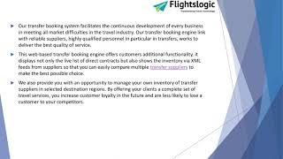 Transfer Booking Engine | FlightsLogic