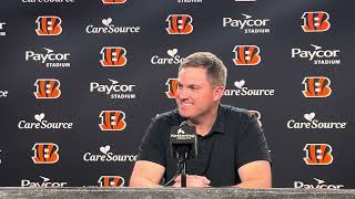 Zac Taylor explains why he believes Bengals had such a good draft