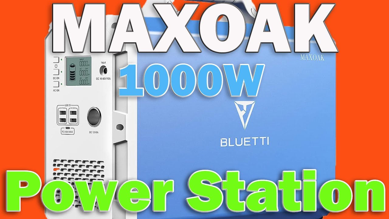 MAXOAK Portable Power Station 2400Wh/1000W EB240 Solar Generator,for