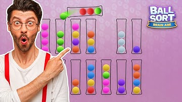 Sort Ball : Brain Age Level 31-40 Gameplay Walkthrough 2023