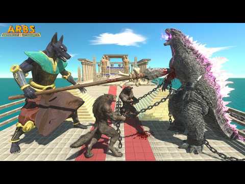 Godzilla's Epic Clash With The ARBS Monsters At The  Pyramids