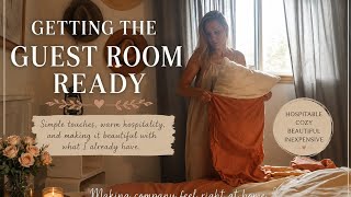 Getting the Guest Room Ready | Cozy Hospitality on a Budget