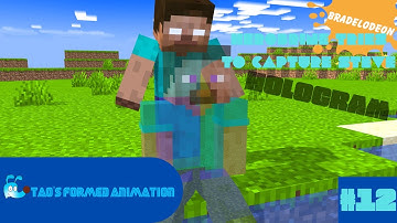 Herobrine tries to Capture Steve 12: Hologram {Mine-imator Animation}