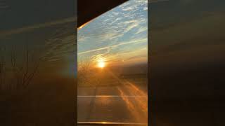 Chasing The Horizon A Scenic Road Trip At Sunsetsunsetdrive roadtripviews goldenhour