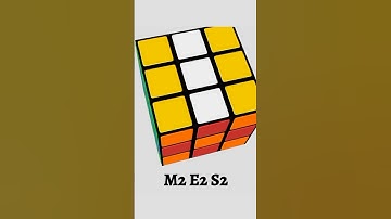 How to make Checkerboard Pattern on 3x3 Rubik