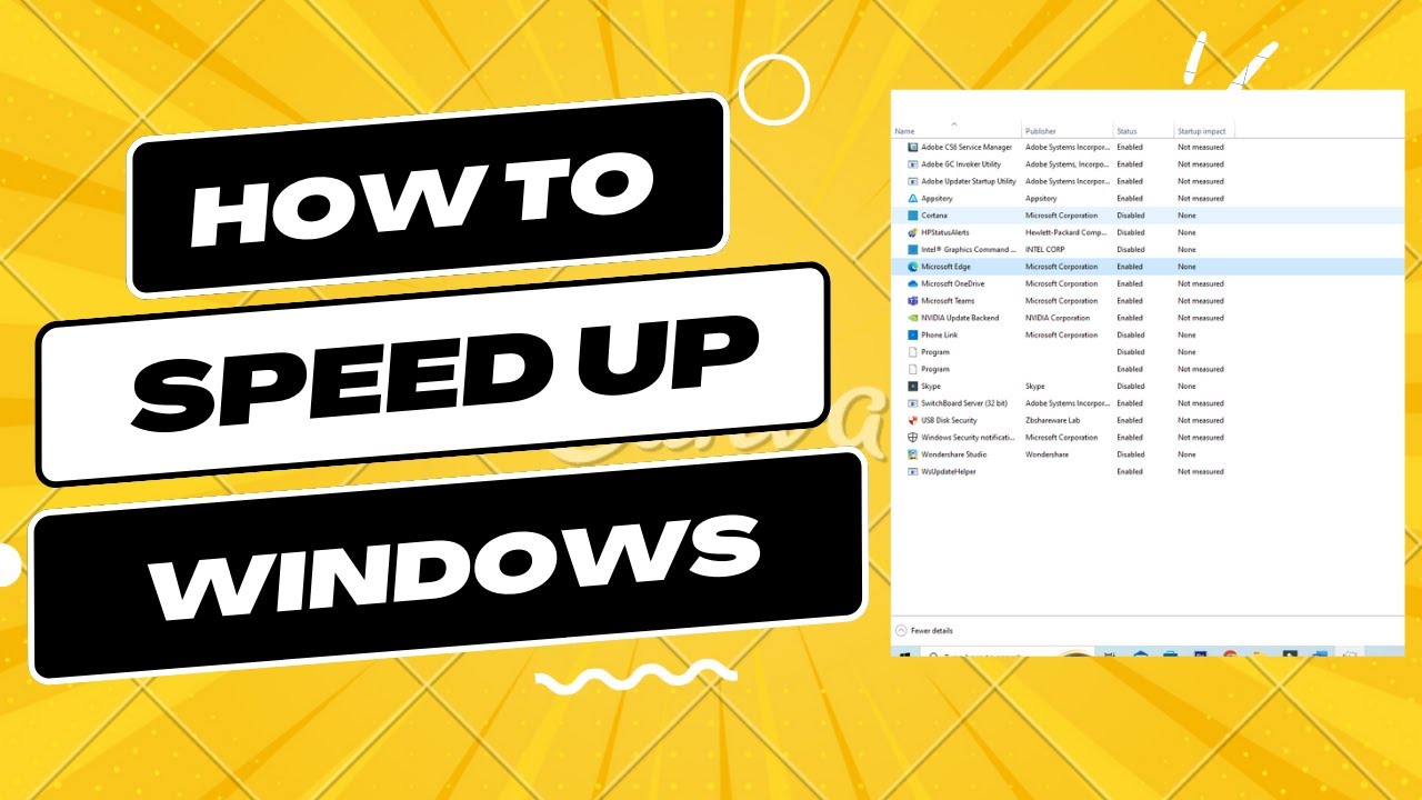 How to Fix Slow Performance Issue  Windows 8,10,11| How to speed  up your Laptop,pc