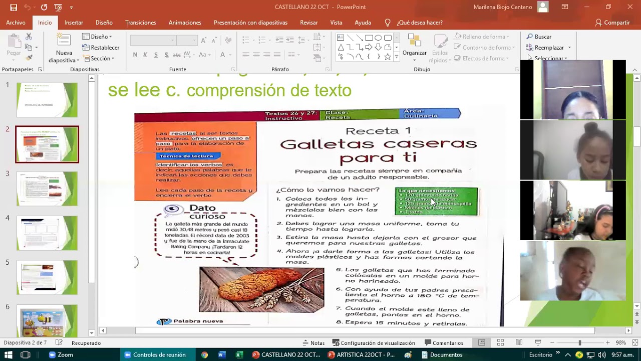 22/10/2020.castellano, tercero, semana 34,retroalimentación de comprensión de texto.