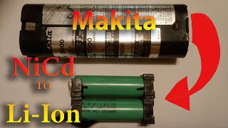 Makita 7000 battery NiCd to LiIon Conversion