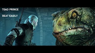 The Toad Prince Boss Fight Done EASY AND QUICK (Death March) | The Witcher 3 | Hearts of Stone