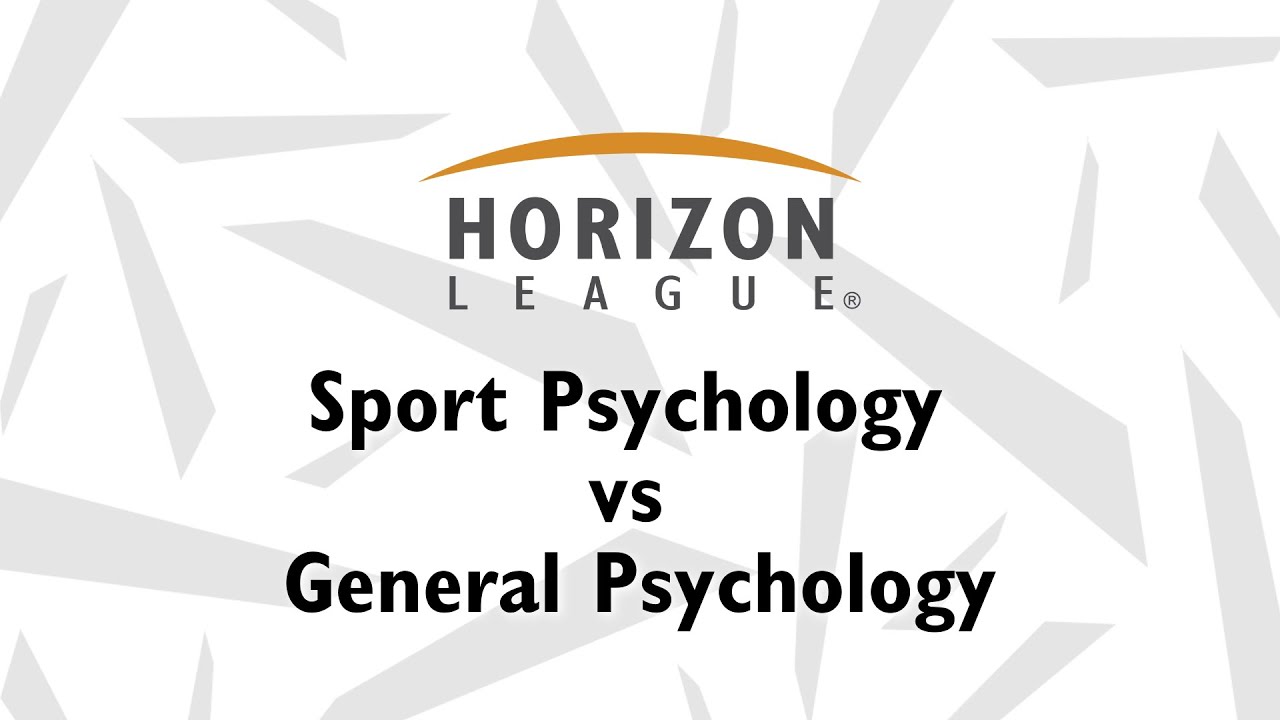2023 Mental Health Series Sports Psychology vs. General Psychology Panel YouTube