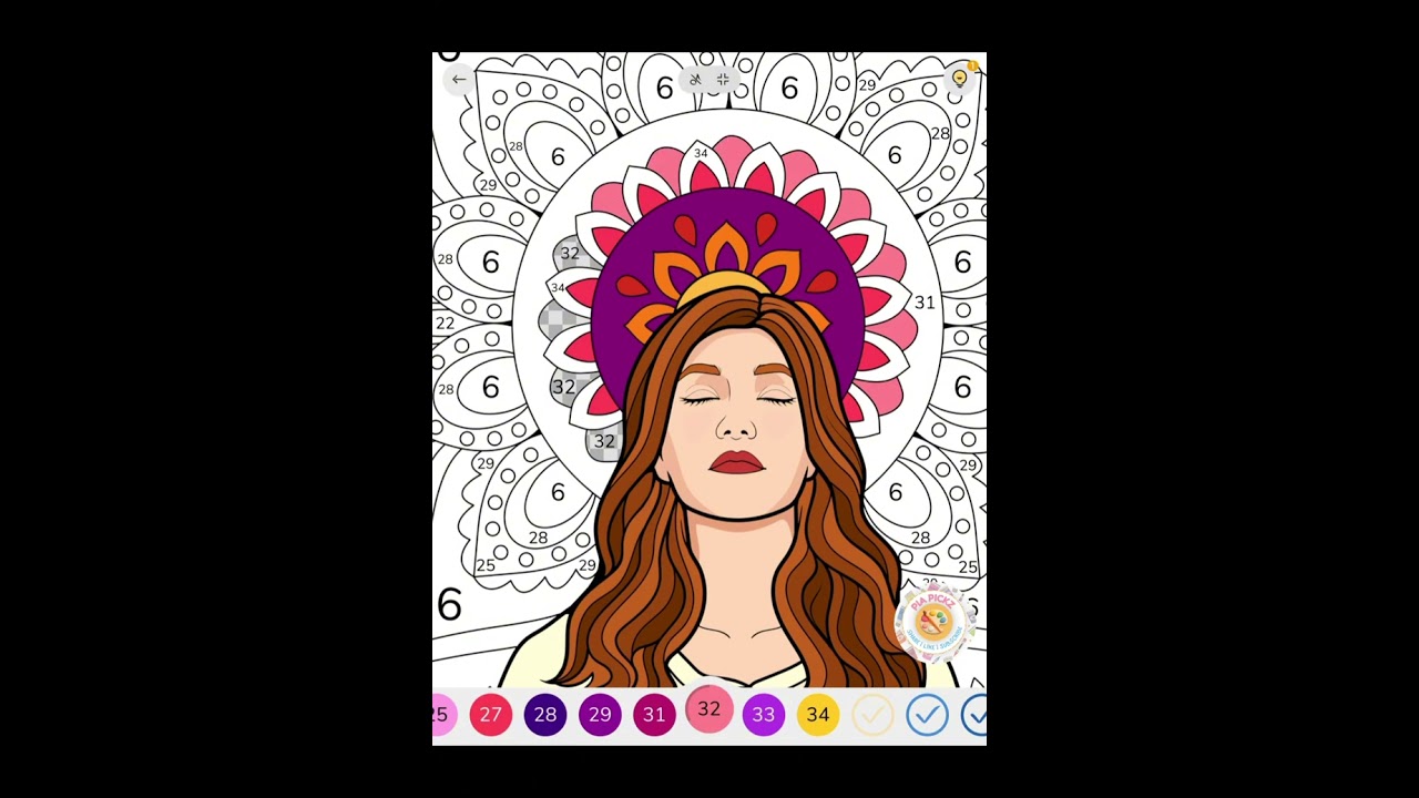 Mandala Art - Yoga (Zen Color)