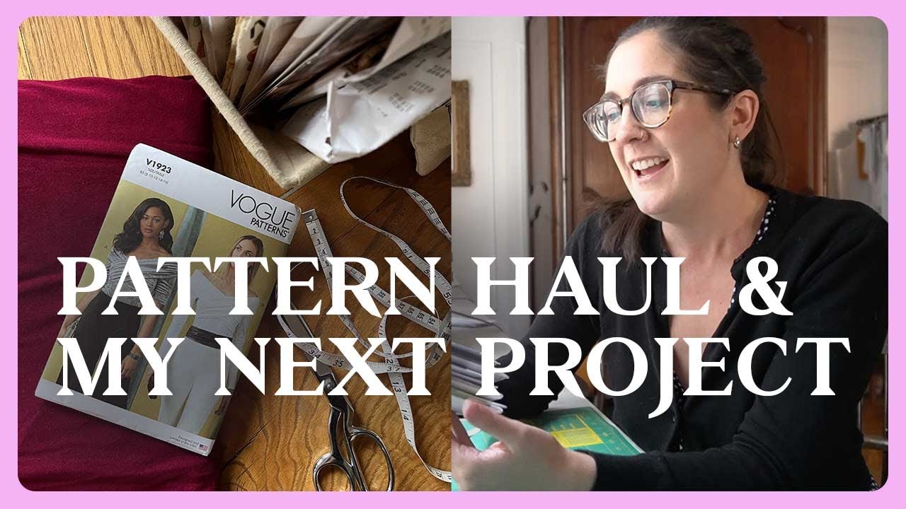 Sewing Pattern Haul + My Next Project Jaclyn Salem YouTube