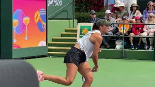 Madison Keys vs Jessica Pegula: Stunning Female Tennis Players in Practice #WTA #IndianWells 127