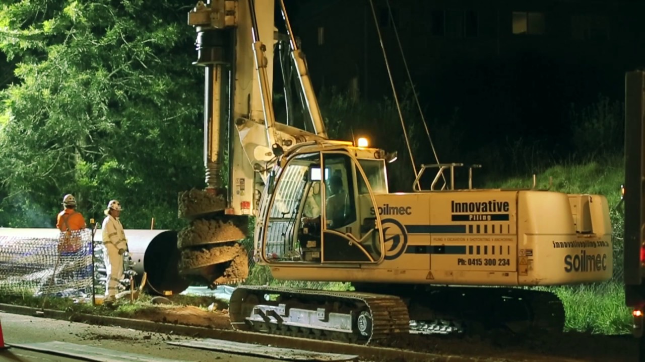 Drilling Equipment Soilmec SR-20 Piling Rig Drilling at Maximum Diameter