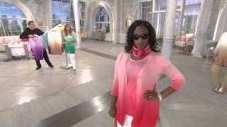 Isaac Mizrahi Live Dip Dye Boyfriend Cardigan with Jennifer Coffey