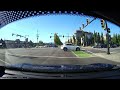 Vancouver Drivers - two cars make illegal uturns in an intersection