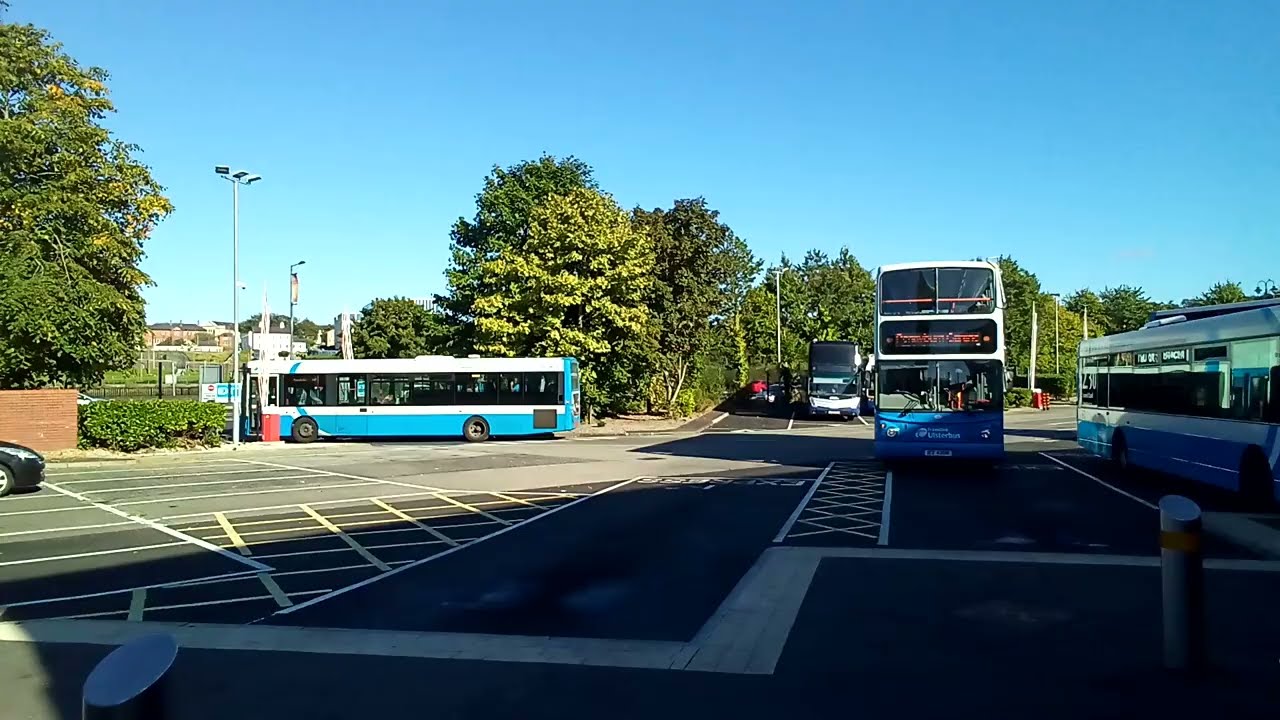 Translink Ulsterbus & Translink Ulsterbus Foyle 500 & 2306 departing from Derry ~ Londonderry.