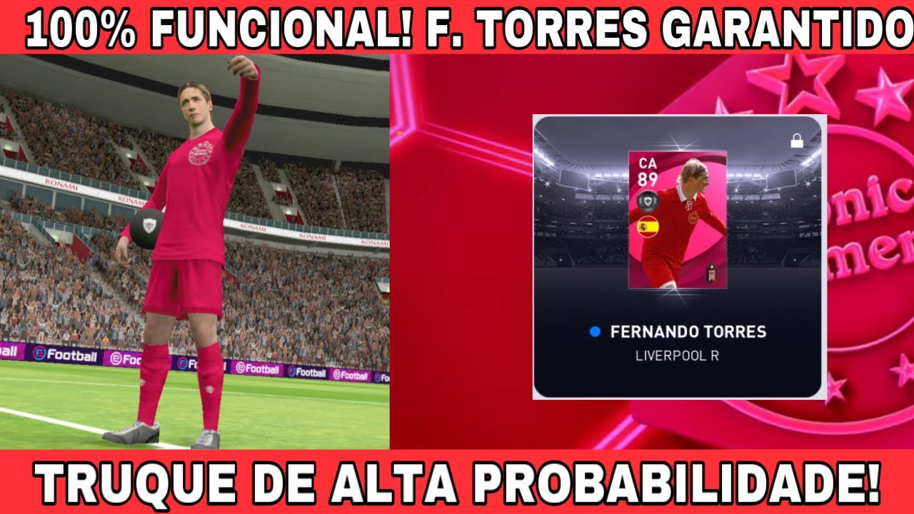 100% FUNCIONAL! BUG PARA TIRAR FERNANDO TORRES ICONIC MOMENT LIVERPOOL NO PES 2021 MOBILE