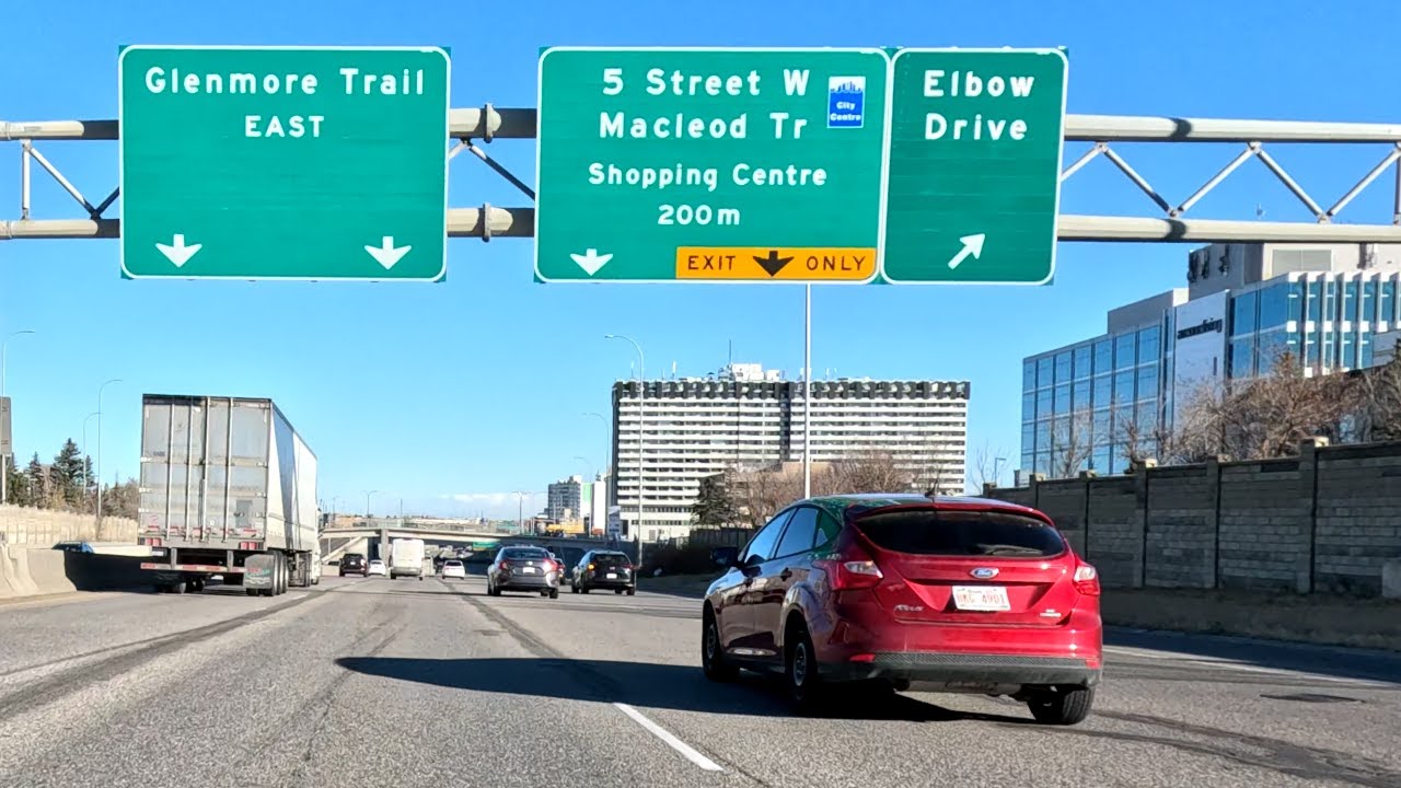 Driving Tour of Calgary, AB, Canada, GoPro HERO12, 4K, 60fps, November, 2025