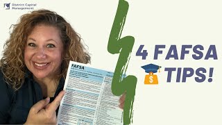 4 FAFSA Tips