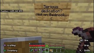 Serious dedication minecraft