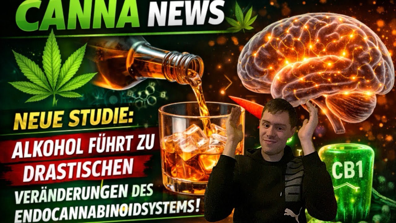 Canna News: Neue Studie, Alkohol führt zu drastischen Veränderungen des Endocannabinoidsystems!