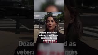 U.s. Capitol Police Detain Veterans Protesting Iran War In Washington