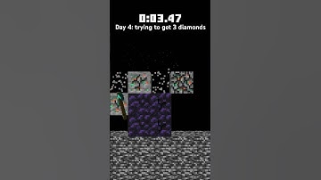 Day 4: trying to get 3 diamonds on Minecraft rush