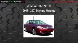 How To Replace Mercury Montego Key Fob Battery 2005 2006 2007