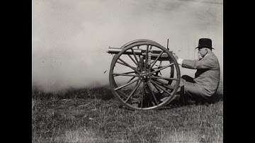 Maxim Firing Field Gun (1897) Hiram Maxim and his Quick-Firing Gun (British Mutoscope & Biograph)