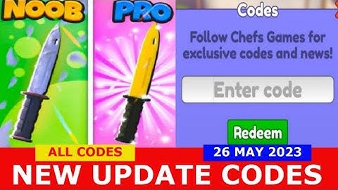 *NEW CODES* Knife Clicker Simulator ROBLOX | ALL CODES | 26 MAY 2023