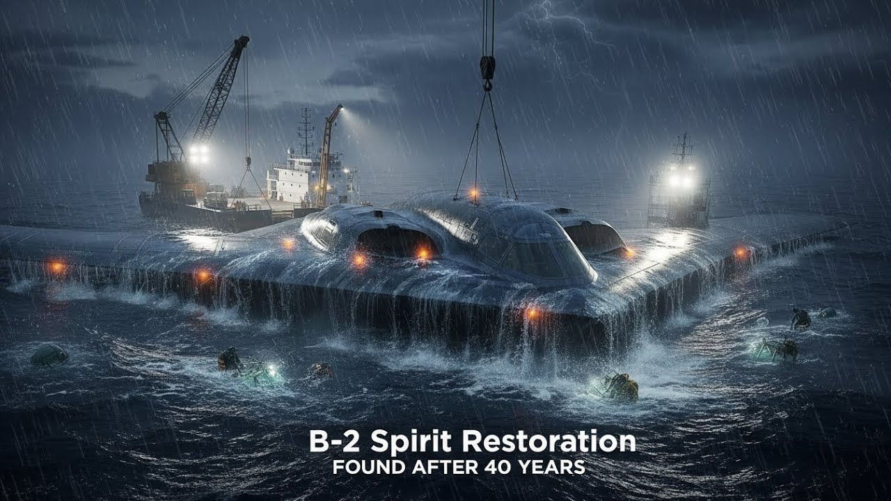 Recovered from the Deep: B-2 Spirit Lost for 40 Years
