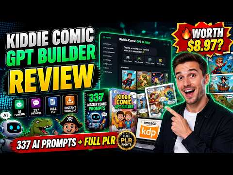 PLR Kiddie Comic GPT Builder Review 2026 🔥 Honest Review + Full Demo & Bonuses